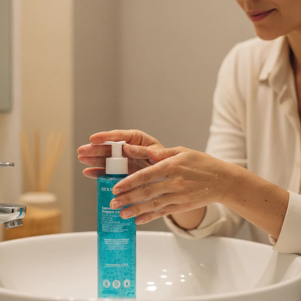 Espuma Cremosa De Limpeza 250Ml Cod: 8744 - Derma Chem, lavando o rosto