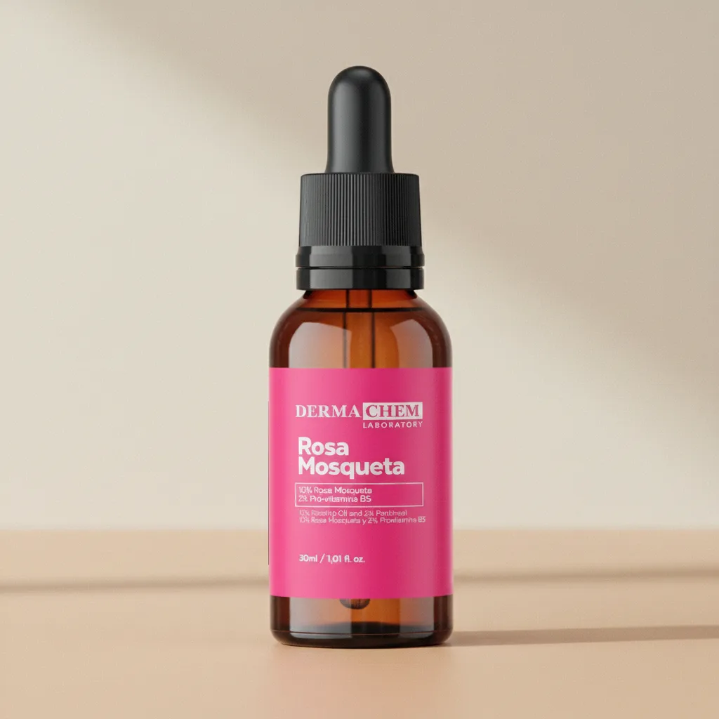 Sérum Rosa Mosqueta 30ml - Código: 8673 - Derma Che, ângulo 3/4
